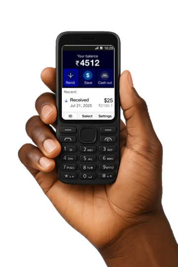 KW3 Wallet on feature phone